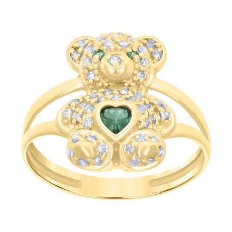 10Kt Gold Cz Ring