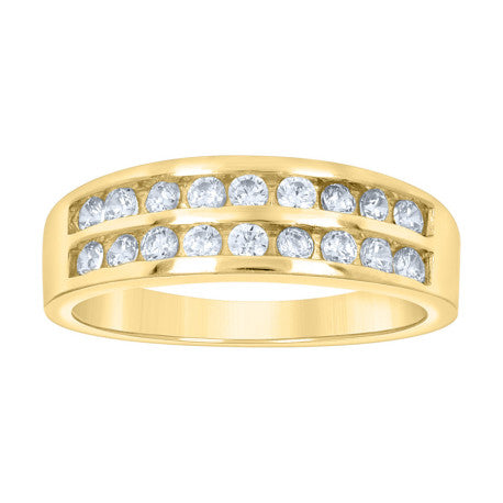 10Kt Gold Cz Ring