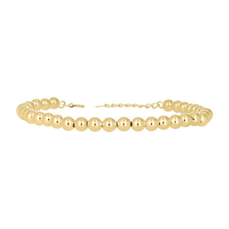 10Kt Gold Fancy Bracelet 8" (7"+1")