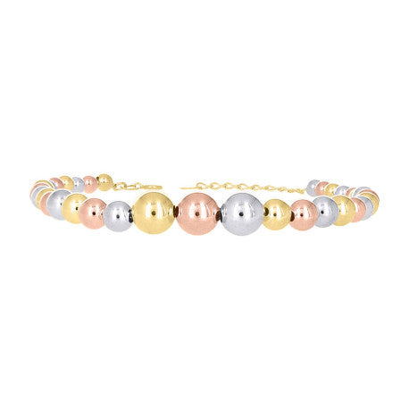 10Kt Gold Fancy Bracelet 8" (7"+1")
