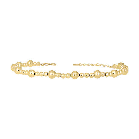 10Kt Gold Fancy Bracelet 8" (7"+1")