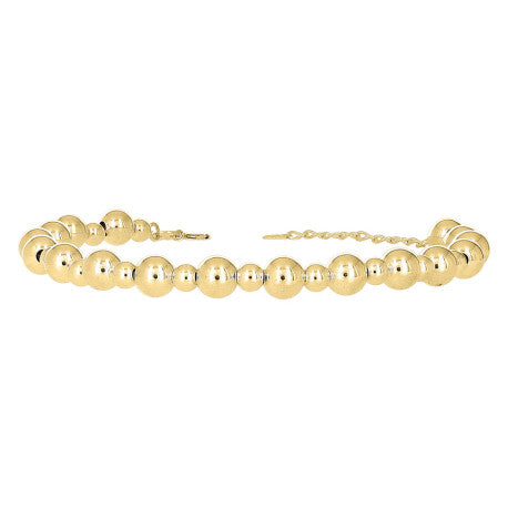 10Kt Gold Fancy Bracelet 8" (7"+1")
