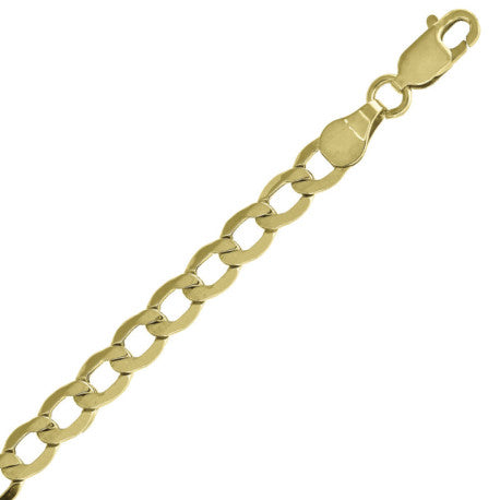 10kt-Gold Hollow Cuban Chain-120