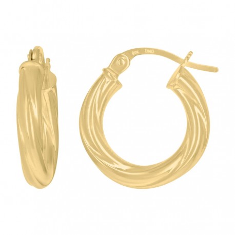 10Kt Gold Hoop Earrings