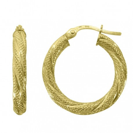 10Kt Gold Hoop Earrings
