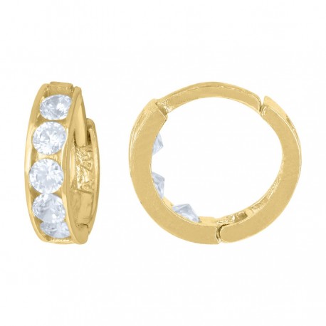 10Kt Gold Hoop Earrings