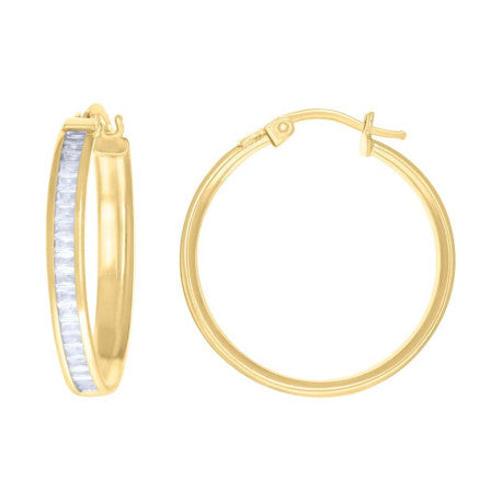 10Kt Gold Hoop Earrings