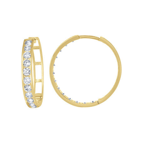 10Kt Gold Hoop Earrings