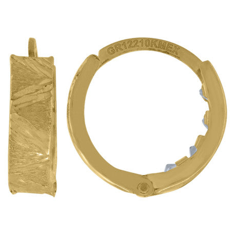 10Kt Gold Hoop Earrings