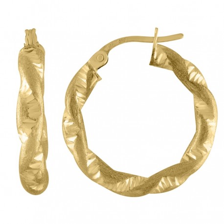 10Kt Gold Hoop Earrings