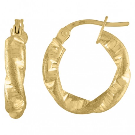 10Kt Gold Hoop Earrings