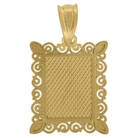 10Kt Gold Initial Letter "A" Pendant