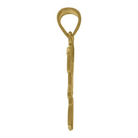 10Kt Gold Initial Letter "H" Pendant