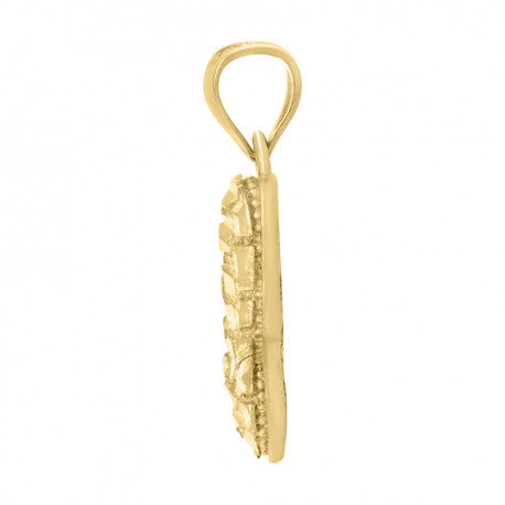 10Kt Gold Initial Letter Pendant "L"