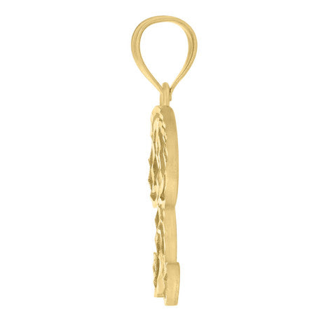 10Kt Gold Initial Letter Pendant "R"