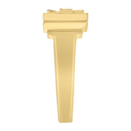 10Kt Gold Initial Letter Ring "F"