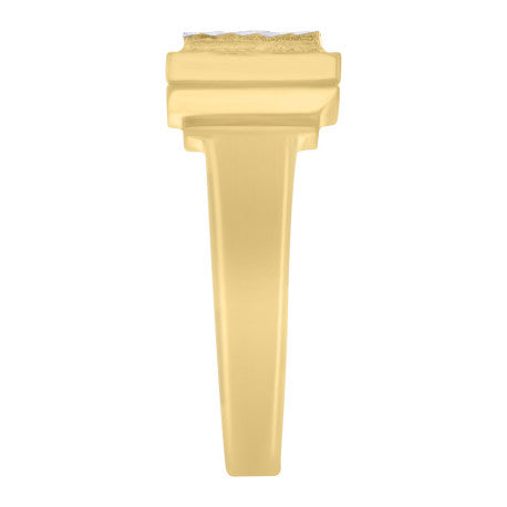 10Kt Gold Initial Letter Ring "H"