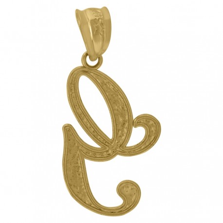 10Kt-Gold Initial"G"Pendant