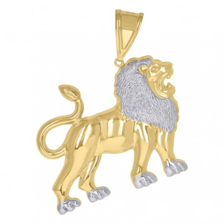 10Kt Gold Lion Pendant