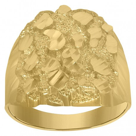 10Kt Gold Nugget Ring