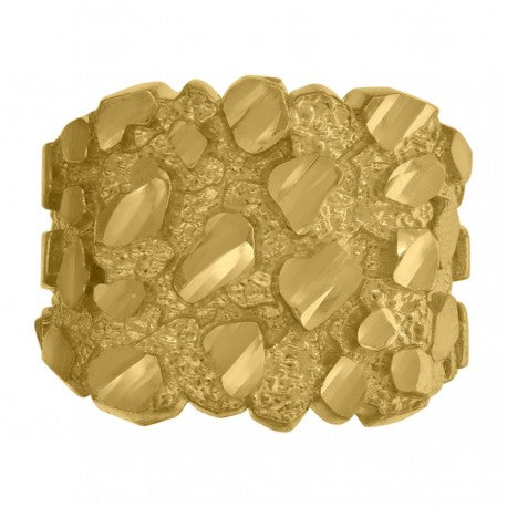 10Kt Gold Nugget Ring