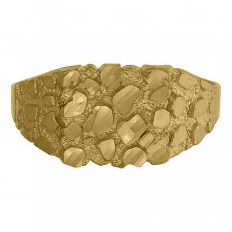 10Kt Gold Nugget Ring