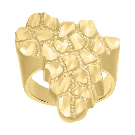 10Kt Gold Nugget Ring