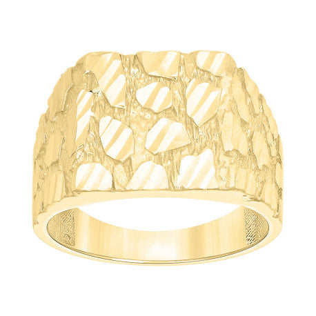 10Kt Gold Nugget Ring