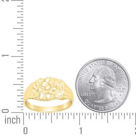 10Kt Gold Nugget Ring