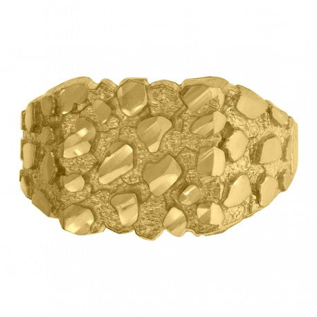 10Kt Gold Nugget Ring