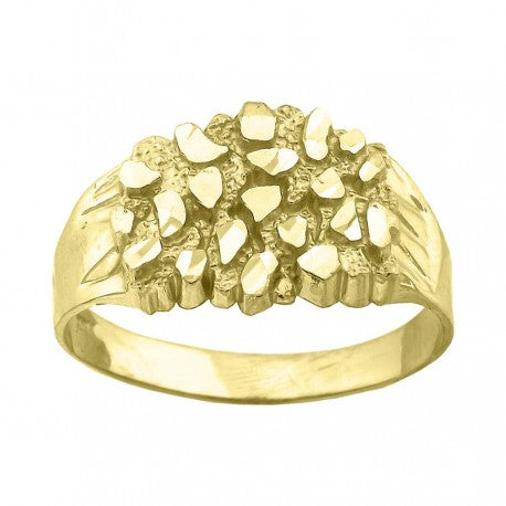 10Kt Gold Nugget Ring