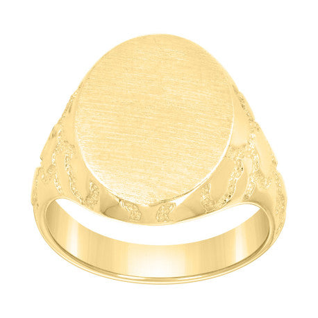 10Kt Gold Nugget Ring