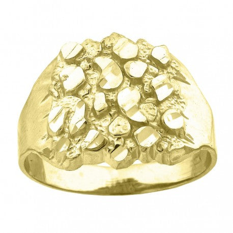 10Kt Gold Nugget Ring