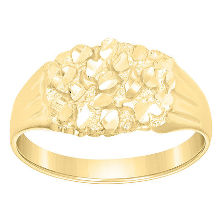 10Kt Gold Nugget Ring