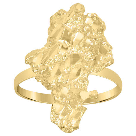 10Kt Gold Nugget Ring