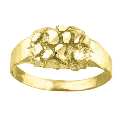10Kt Gold Nugget Ring