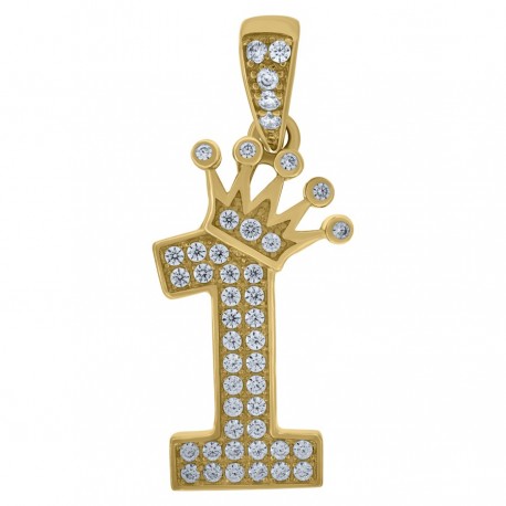 10Kt-Gold Pendant "01"