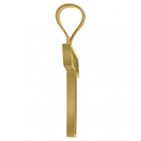 10Kt-Gold Pendant "T"