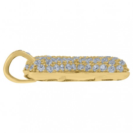 10Kt-Gold Pendant "X" Initial