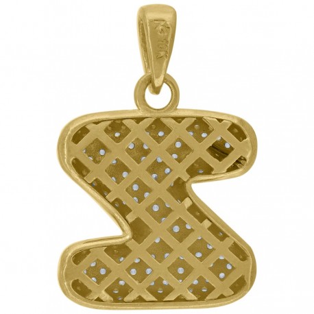 10Kt-Gold Pendant "Z" Initial