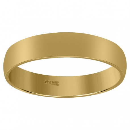10KT GOLD REGFIT WEDDING BAND 4MM