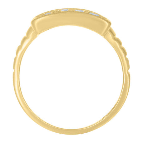 10Kt Gold Cz Baby Ring