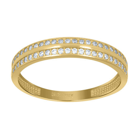 10Kt Gold Cz Ring
