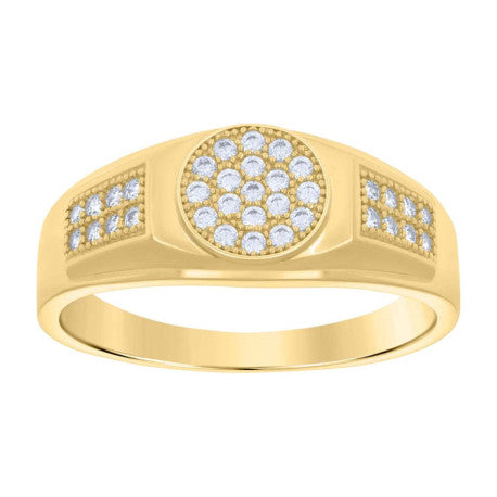 10Kt Gold Cz Ring