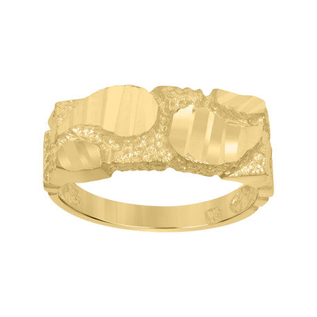 10Kt Gold Nugget Ring