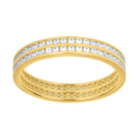 10Kt Gold Cz Ring