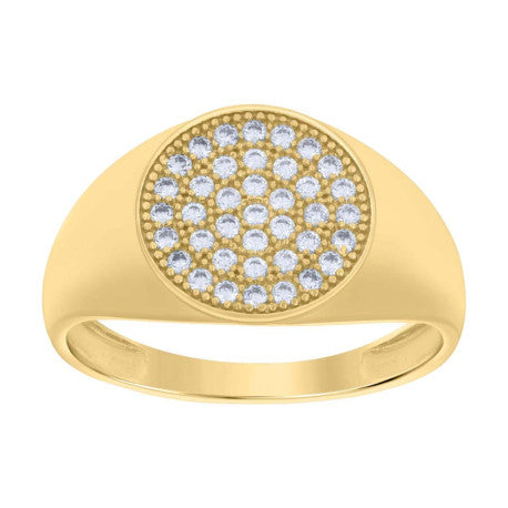 10Kt Gold Cz Ring