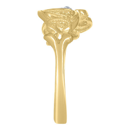10Kt Gold Cz  Ring