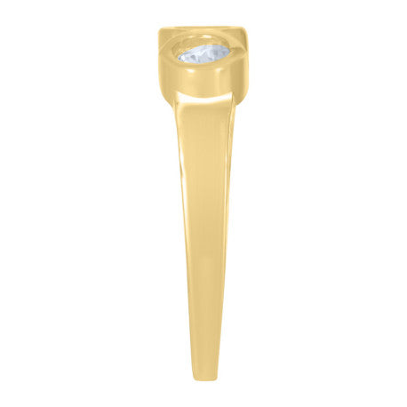 10Kt Gold Cz Baby Ring