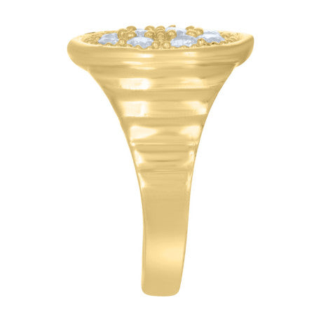 10Kt Gold Cz Baby Ring